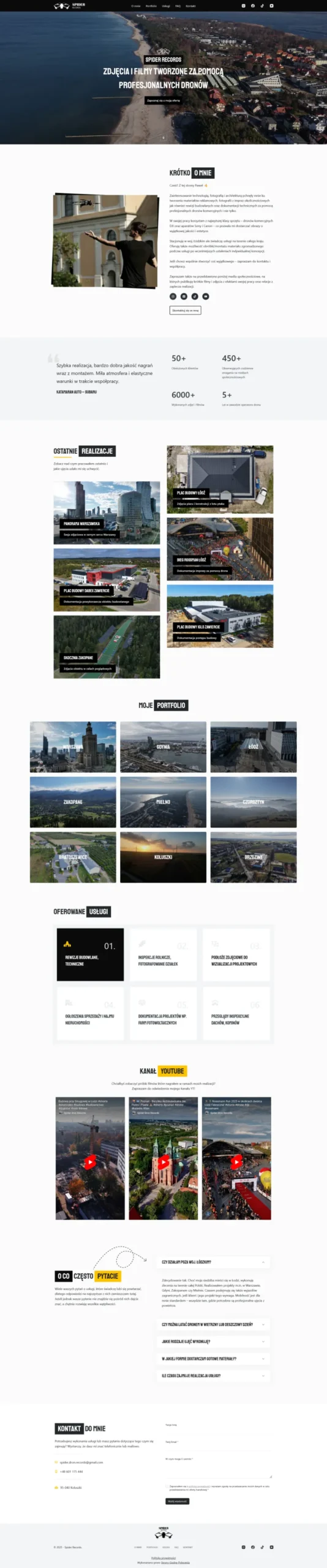 Zdjęcie strony głównej SpiderRecords